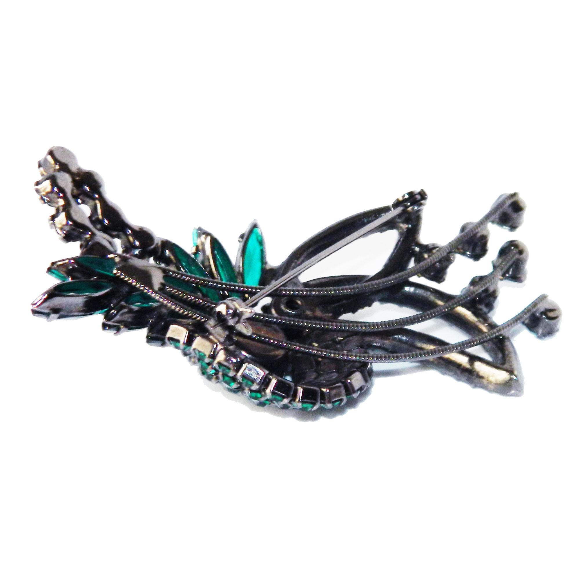 1960s Juliana rhinestone flower brooch