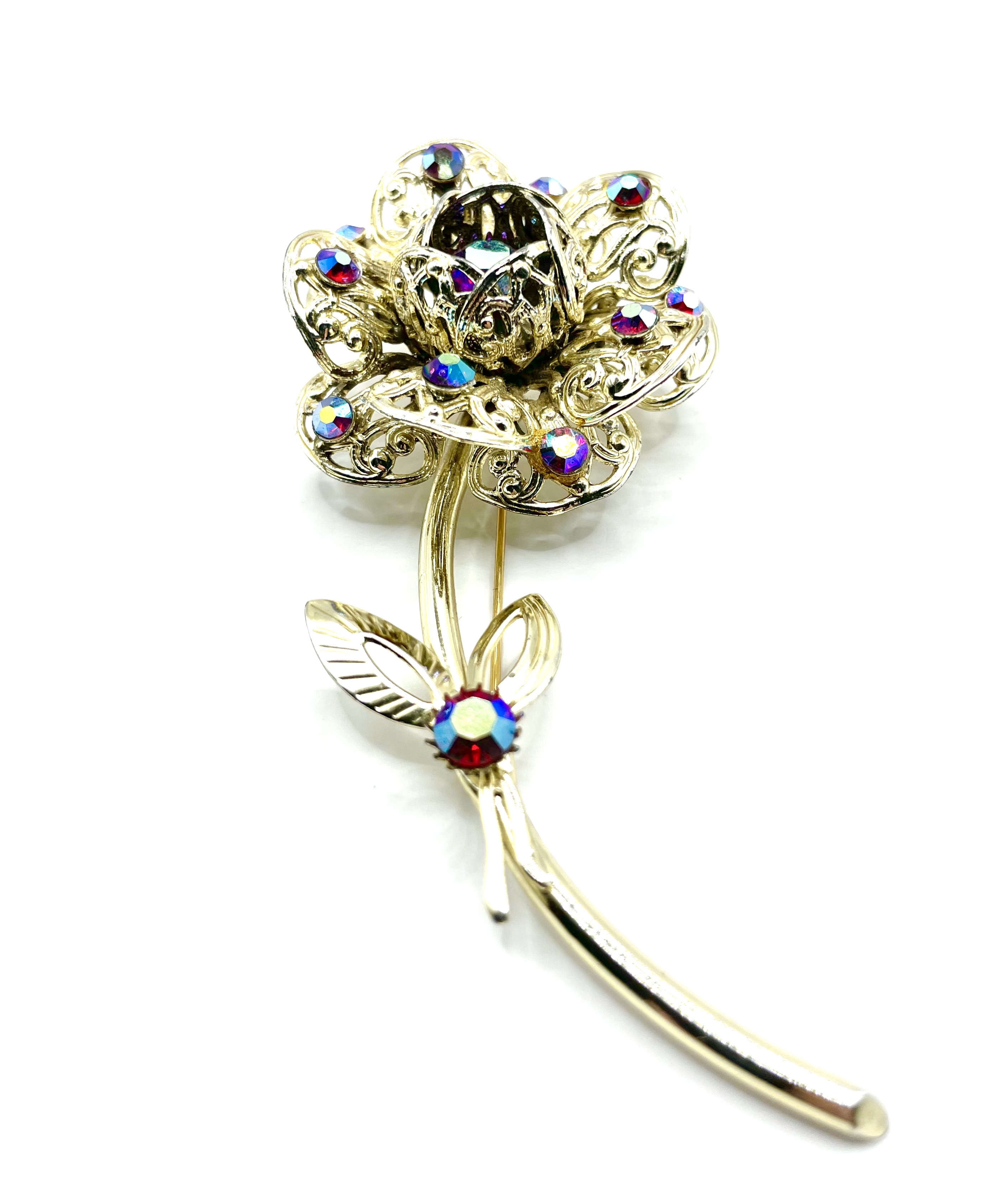 1960s Sarah Coventry flower brooch