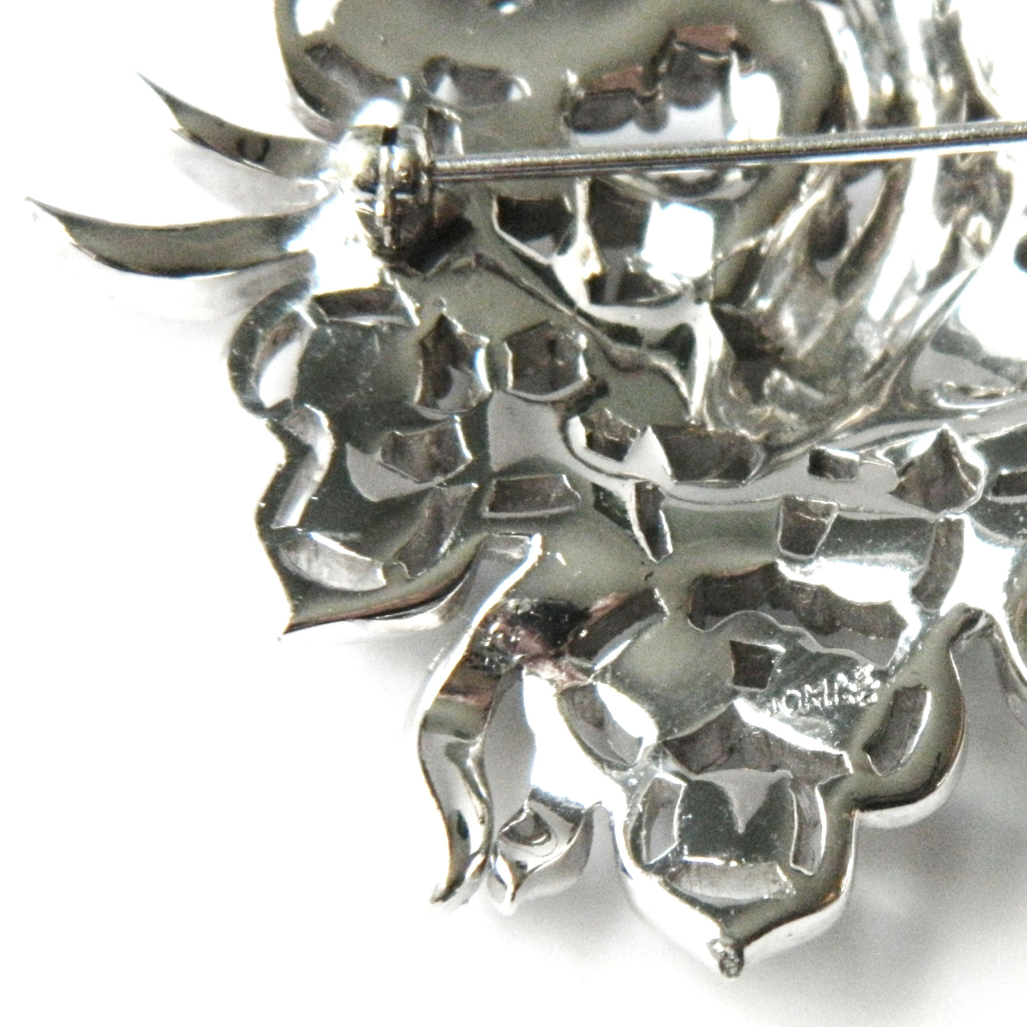 1950s Jomaz rhinestone brooch