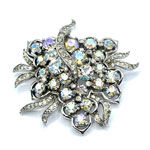 Jomaz rhinestone brooch