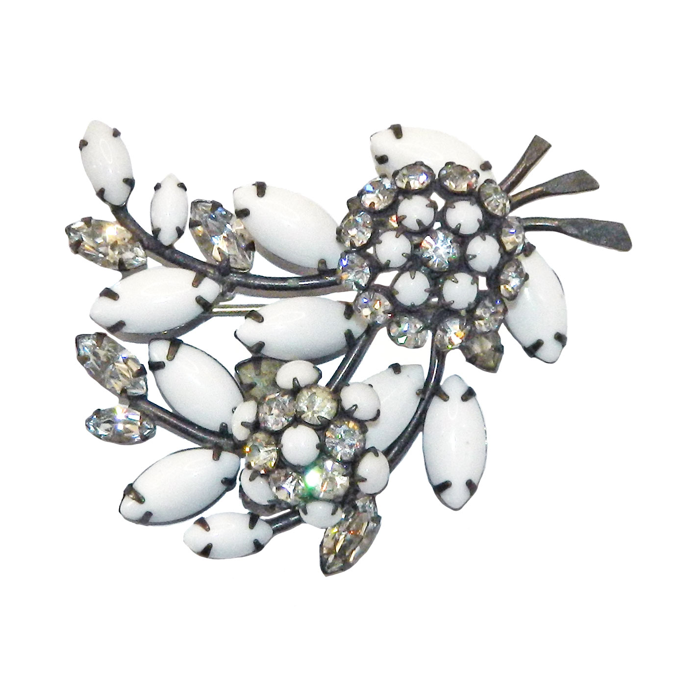 Schreiner New York trembler rhinestone brooch