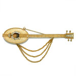 Robert Mandle Mandolin brooch