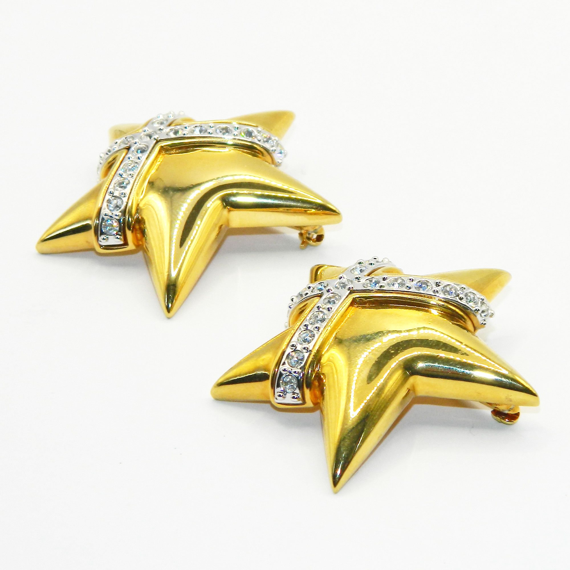 Joan Rivers star brooch set