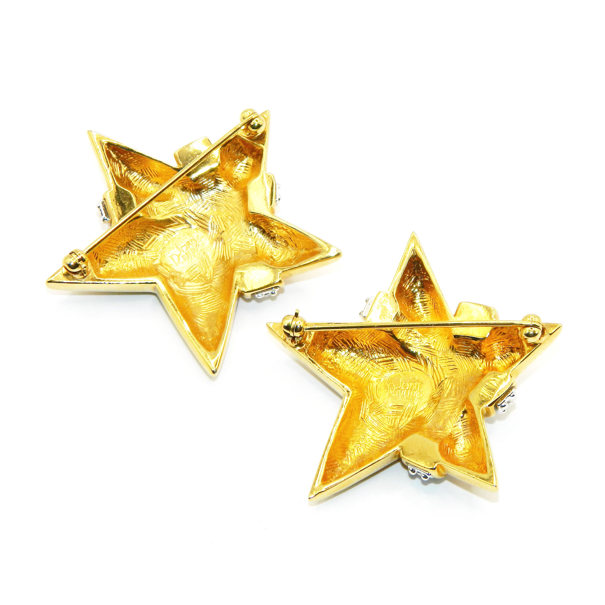 Joan Rivers star brooch set