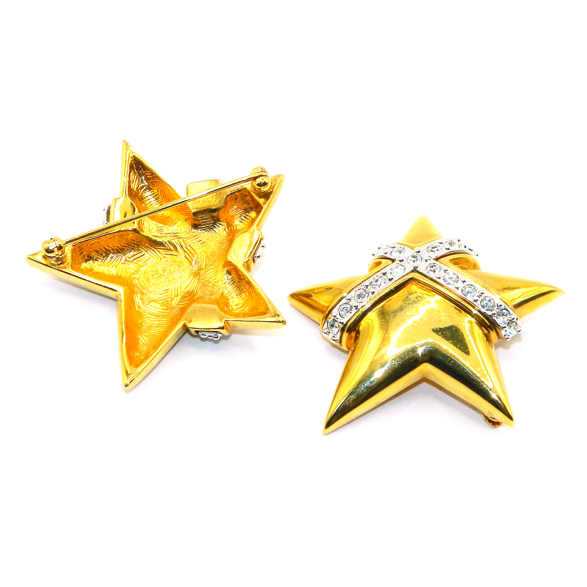 Joan Rivers star brooch set