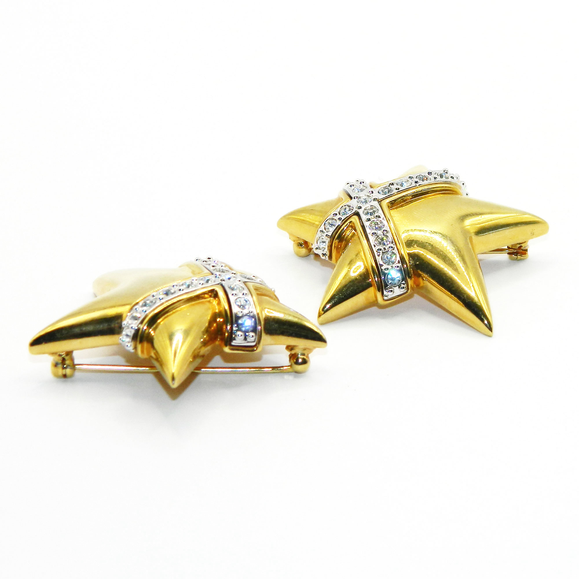 Joan Rivers star brooch set