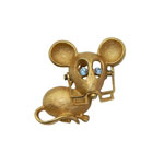 Avon mouse brooch