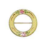 enameled circle pin