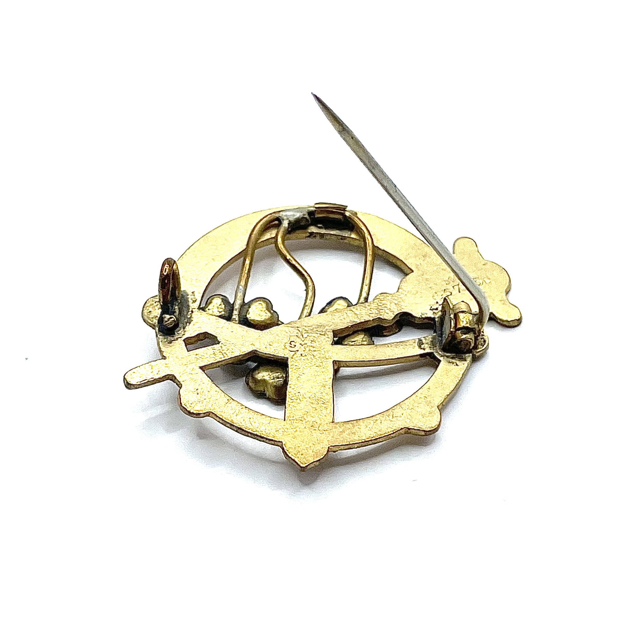 Victorian Irish Gold Filled Brooch