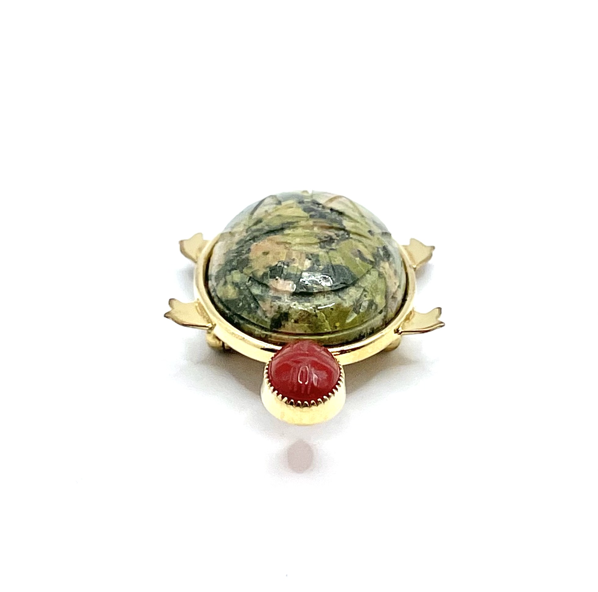 vintage turtle brooch