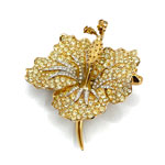 Boucher flower brooch