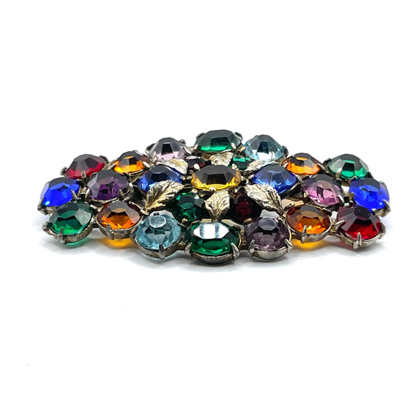 Czech rhinestone brooch