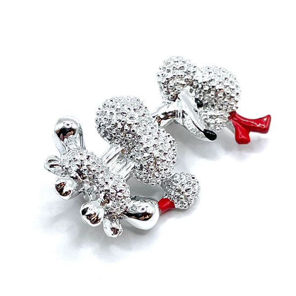 1950s poodle dog brooch