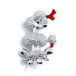 vintage poodle pin