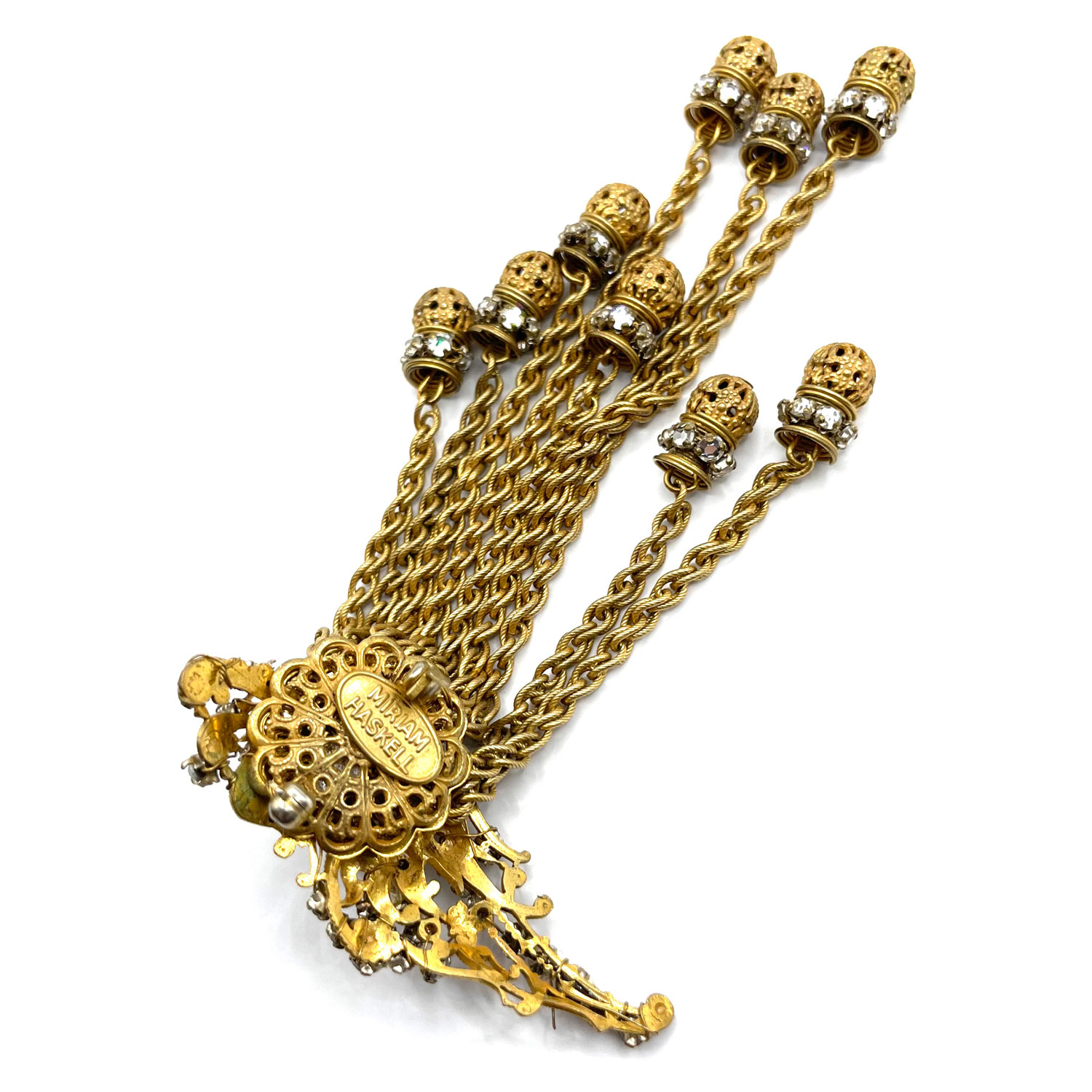Miriam Haskell pearl brooch