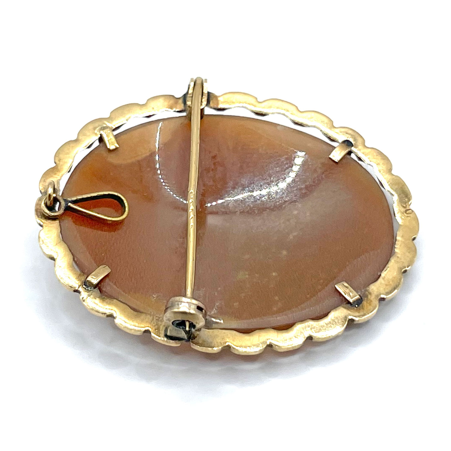 vintage cameo brooch