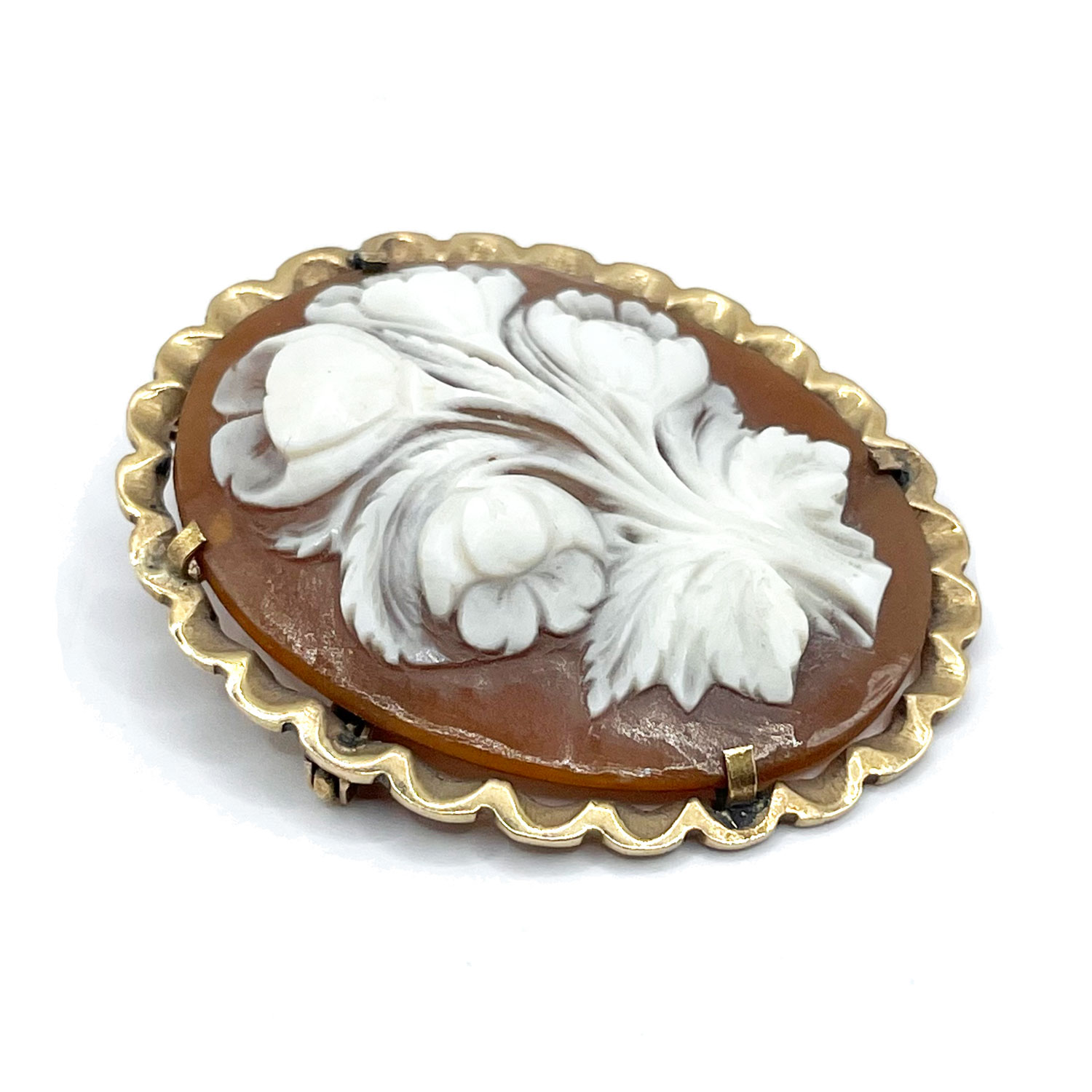Vintage cameo brooch