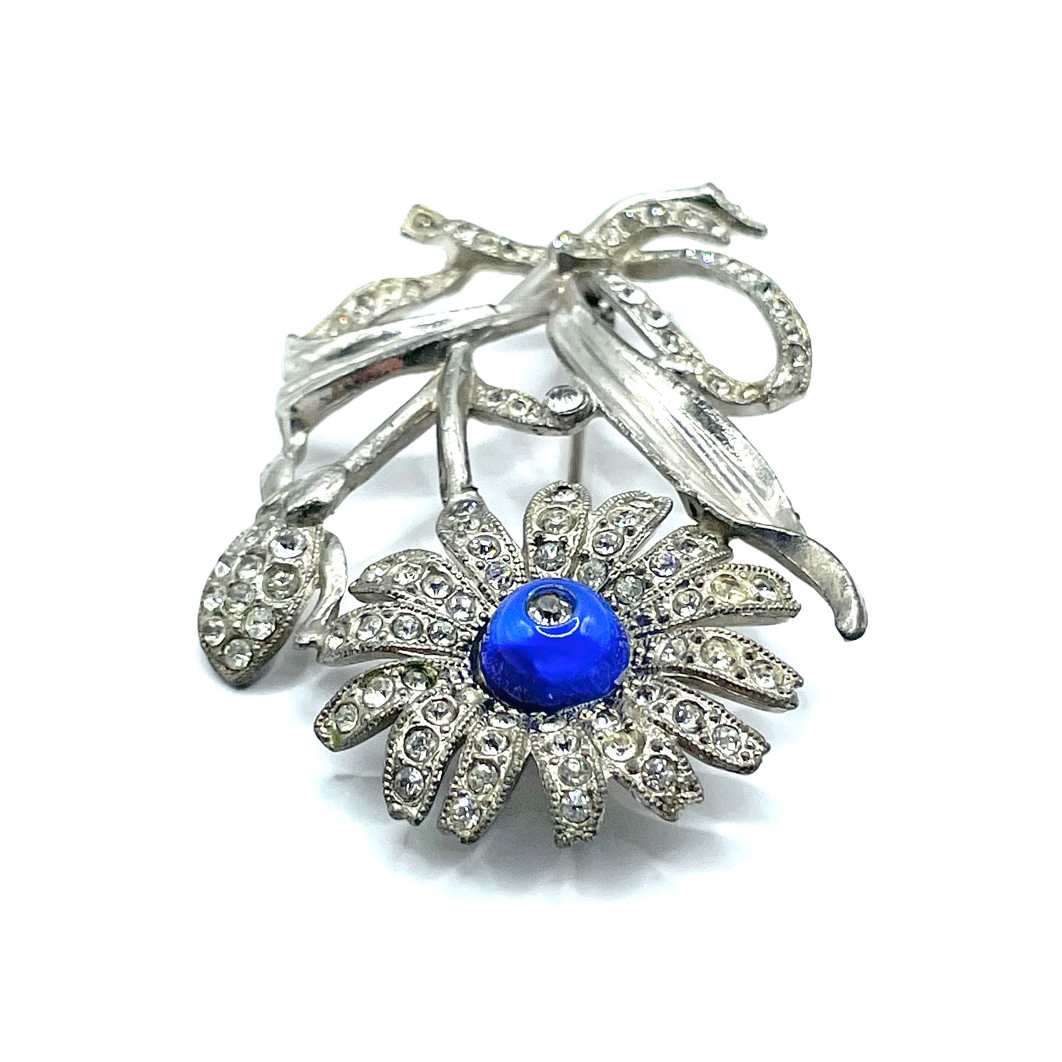 1940s Coro flower brooch