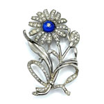 1930s flower brooch