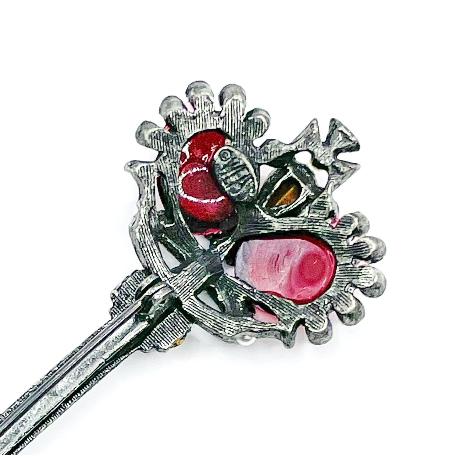 1960s Weiss skeleton key brooch