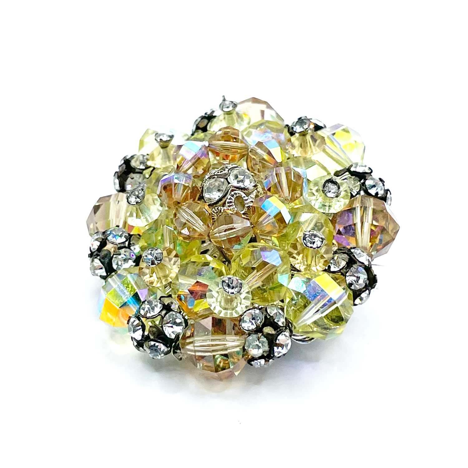 Vintage Aurora Borealis Crystal Vendome Brooch
