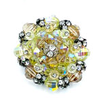 Vendome Aurora borealis crystal brooch