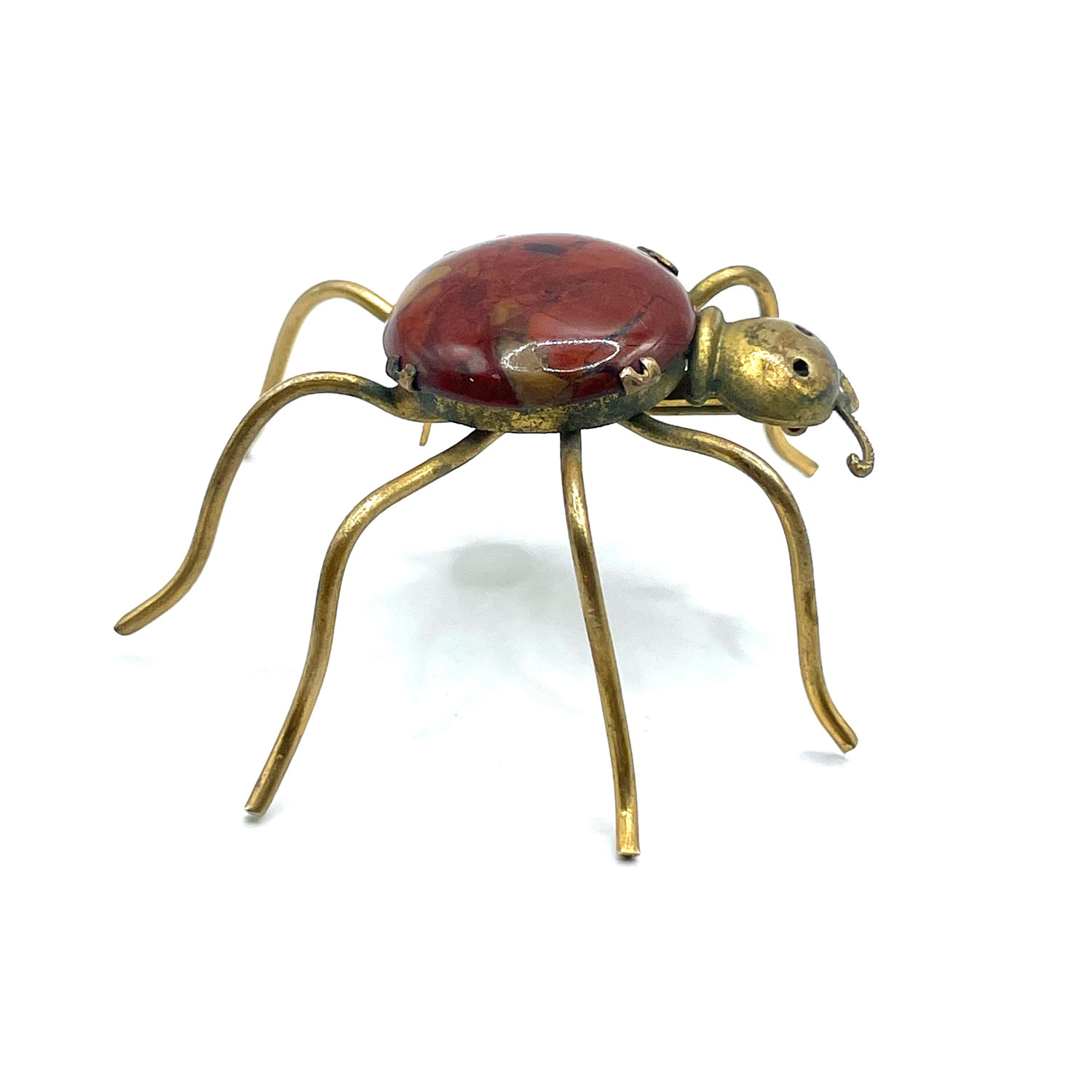 1930s spider brooch