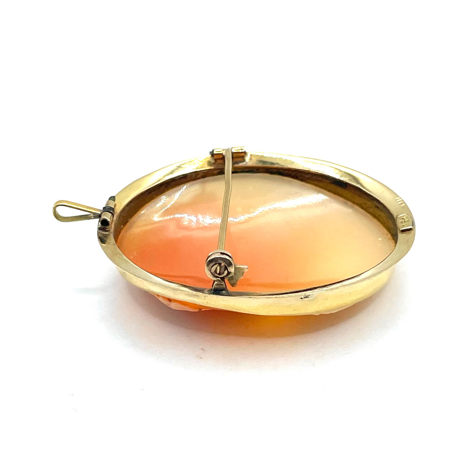vintage cameo brooch