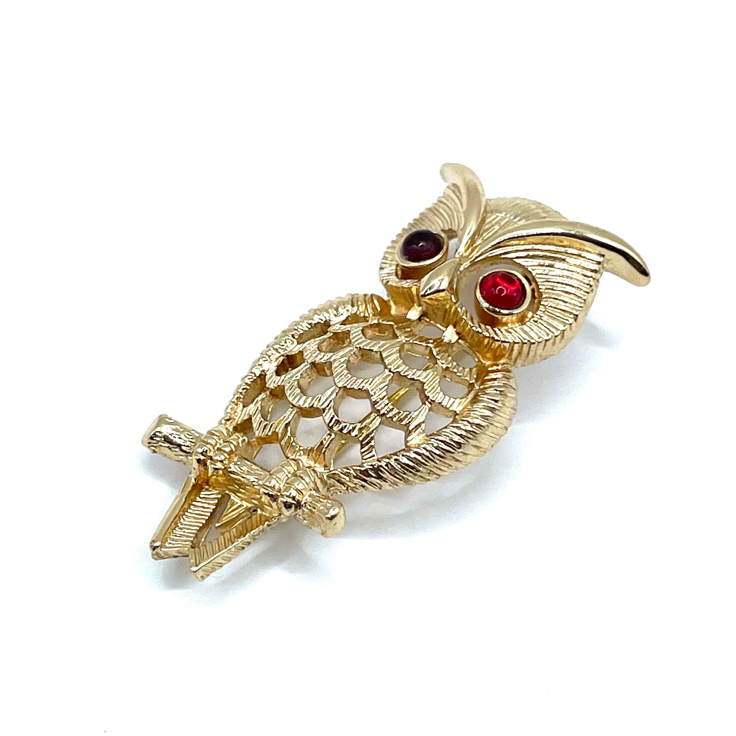 Avon owl brooch