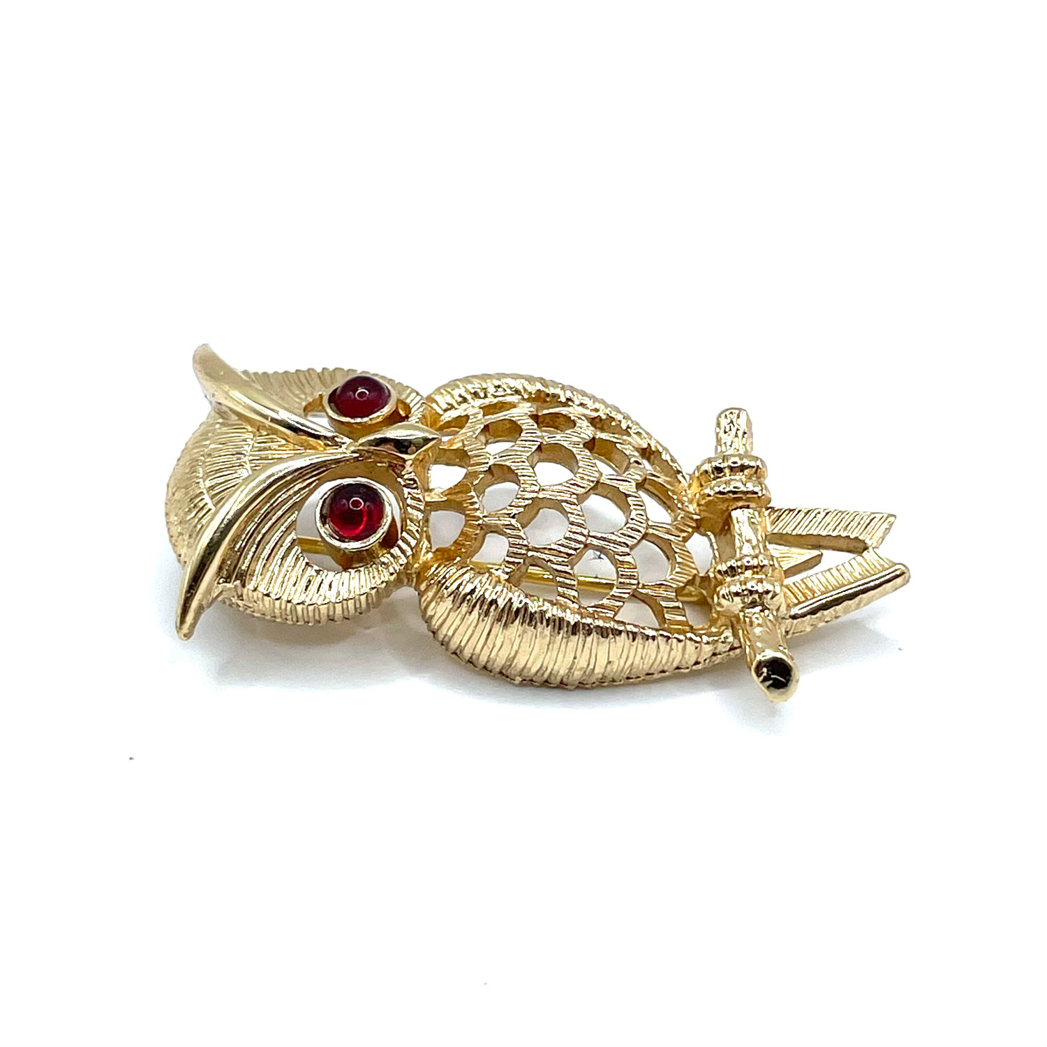 Avon owl brooch