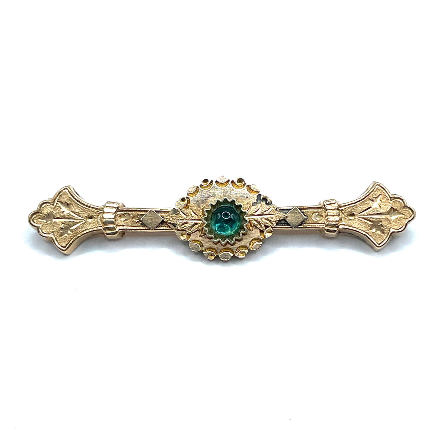 Victorian gold filled bar pin