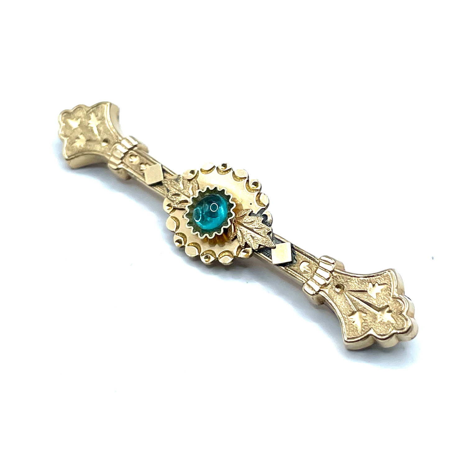 Victorian gold filled bar pin