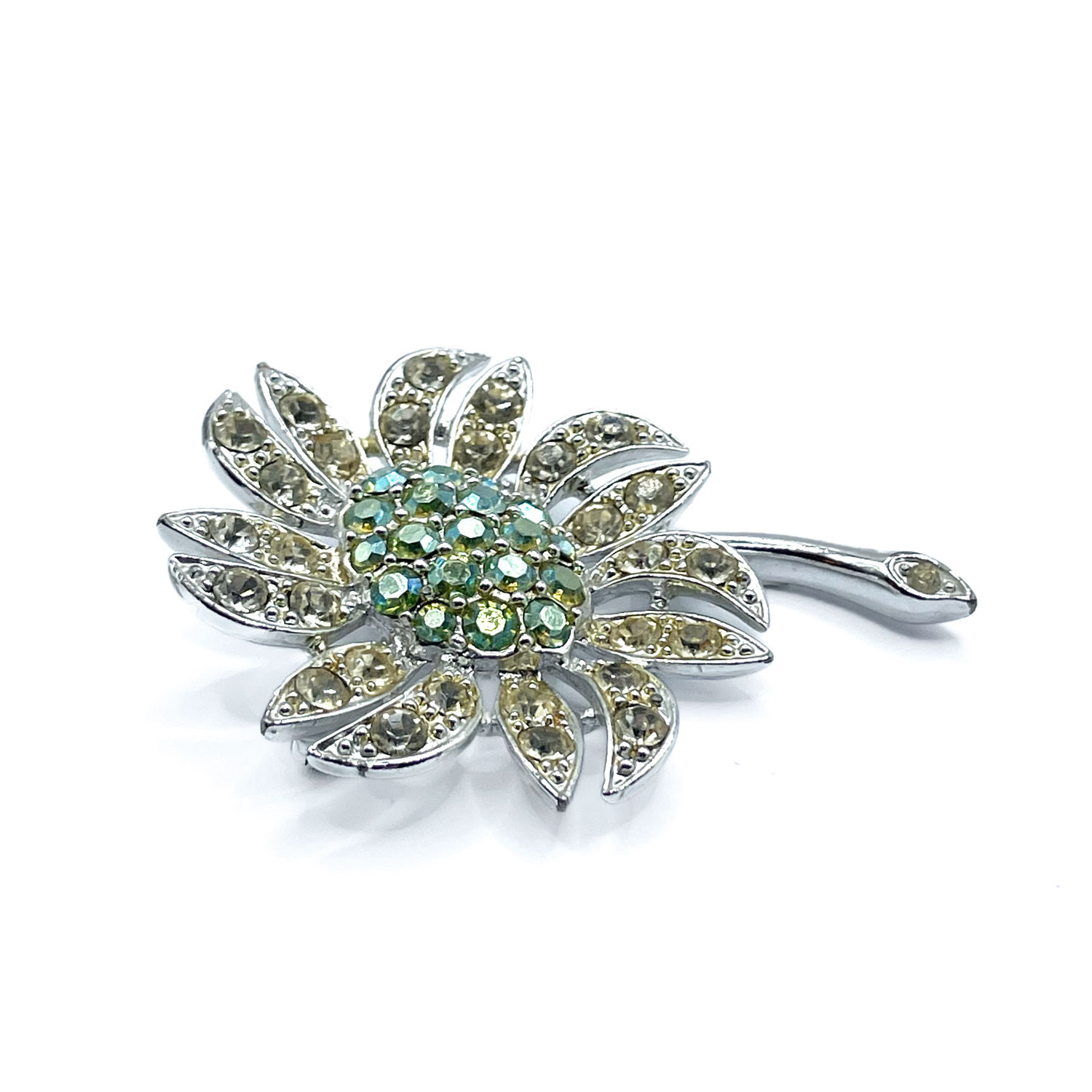 Sarah Coventry flower brooch and earring set