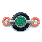Art Deco KJL brooch