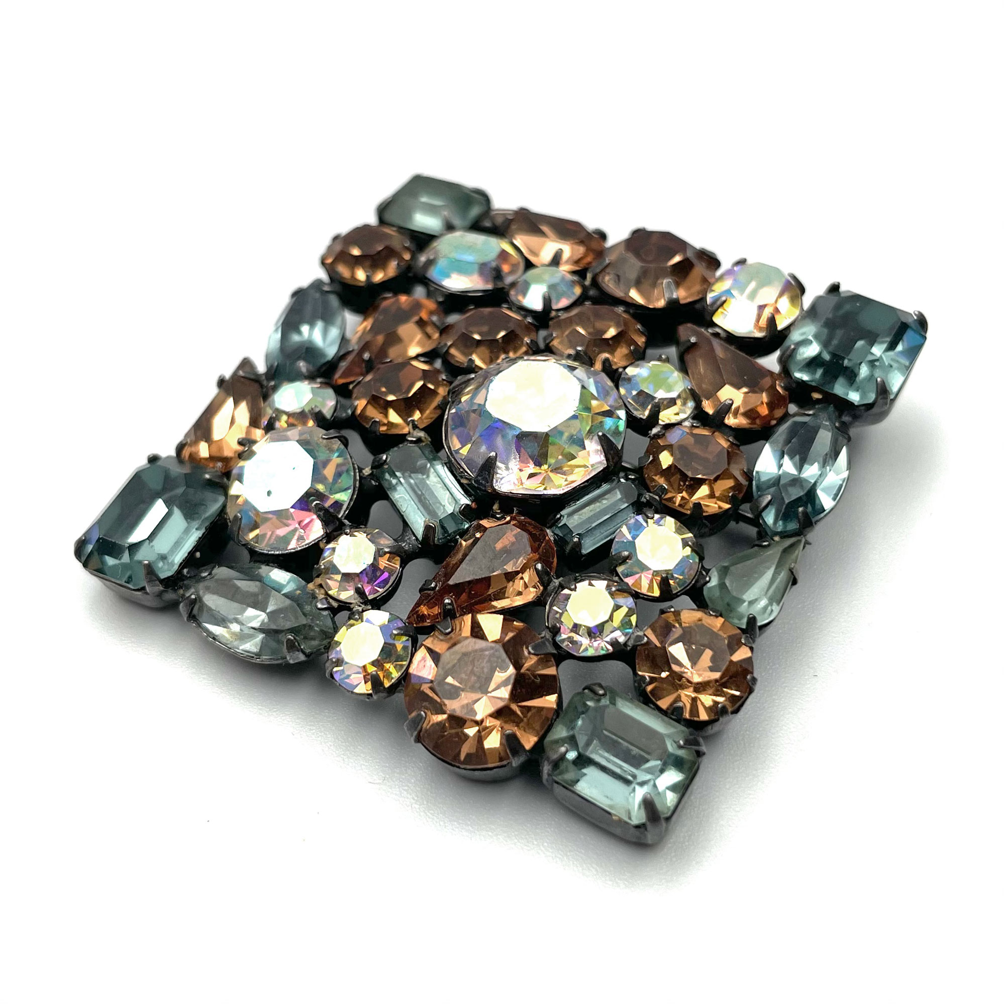 Weiss rhinestone brooch