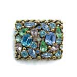 Barclay rhinestone brooch