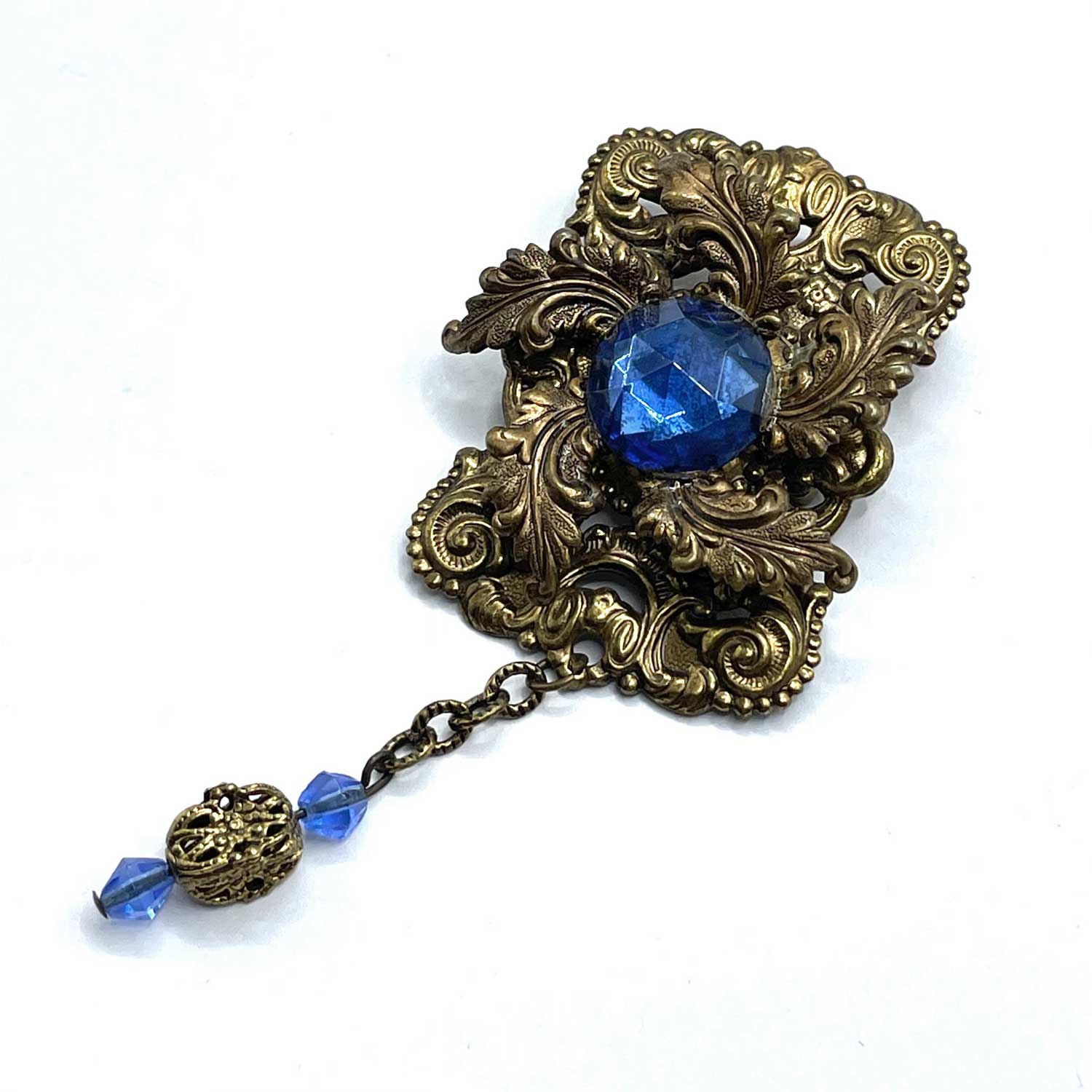 Vintage chatelaine style brooch