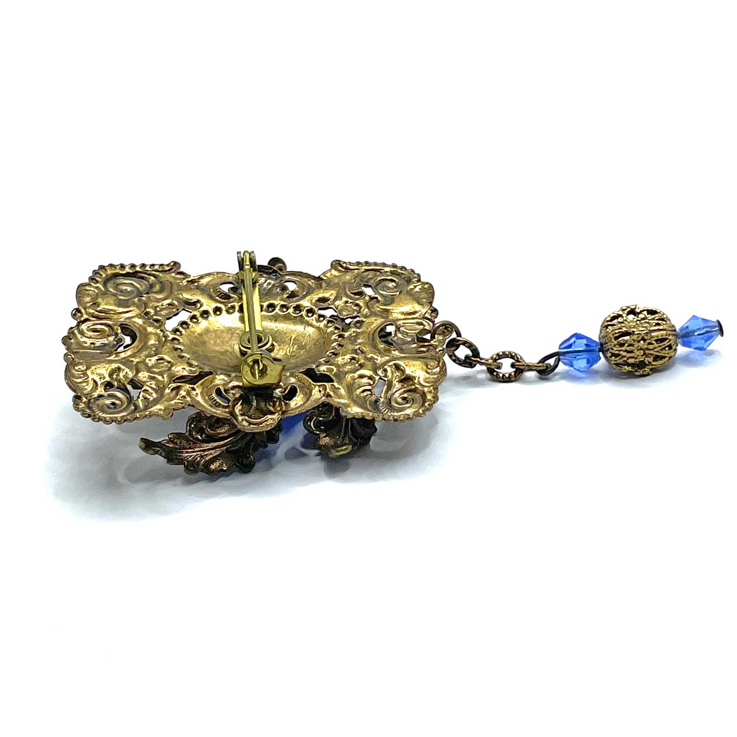 Vintage chatelaine style brooch