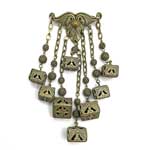 1930s chatelaine brooch