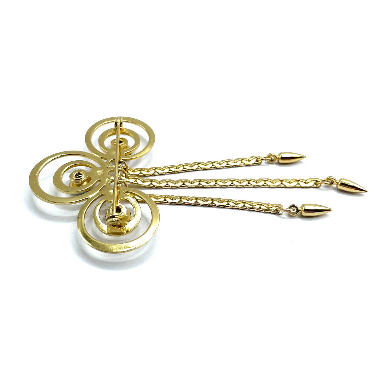 Vintage chatelaine style brooch
