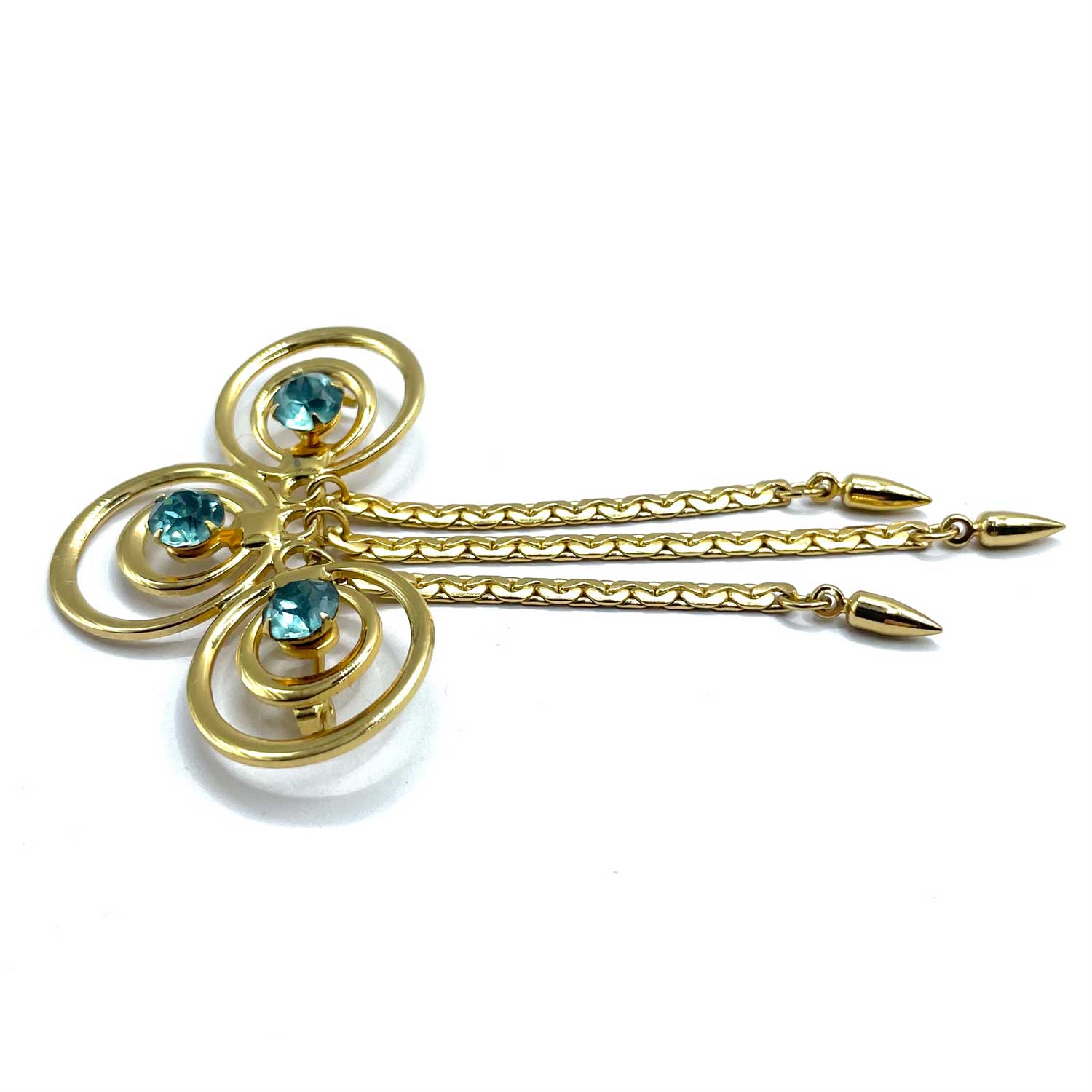 Vintage chatelaine style brooch