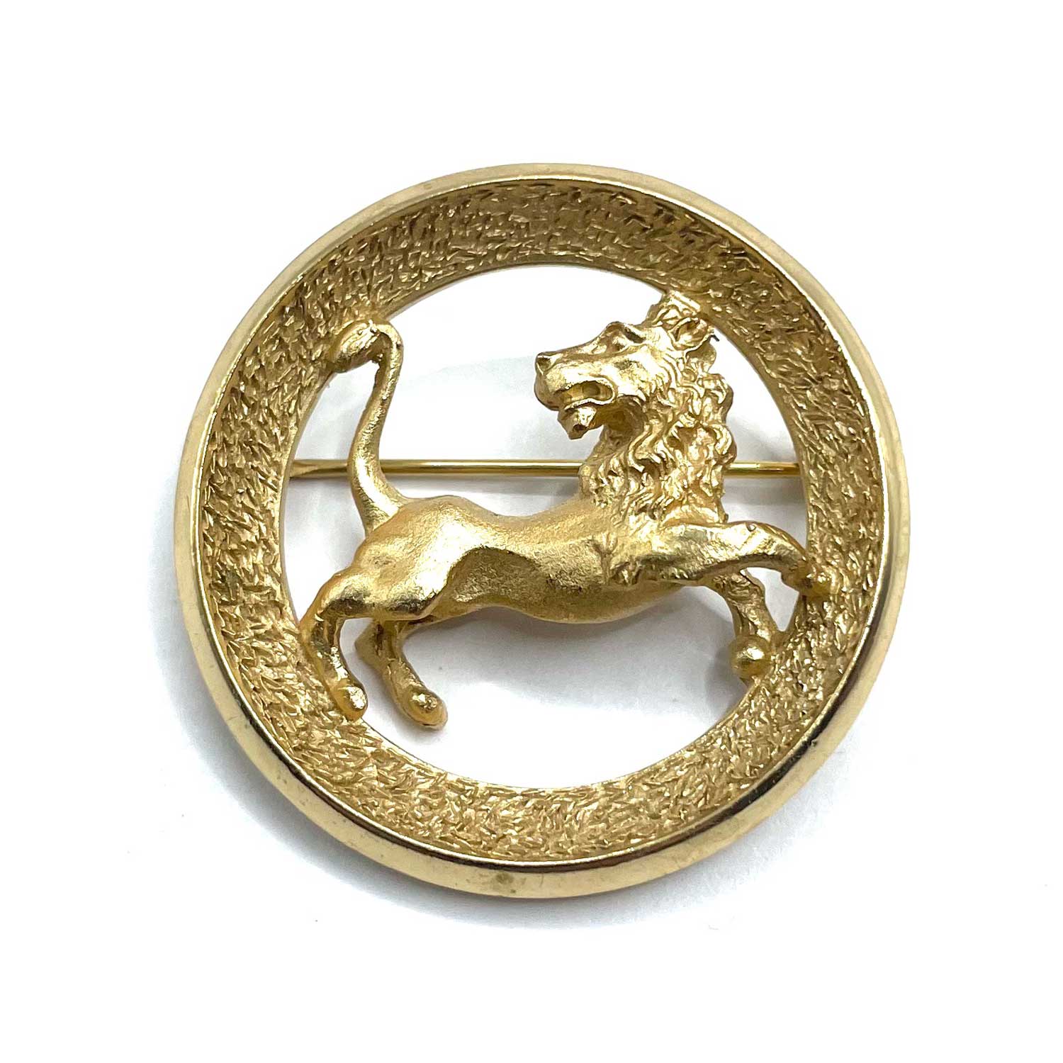 Leo lion astrological Trifari brooch