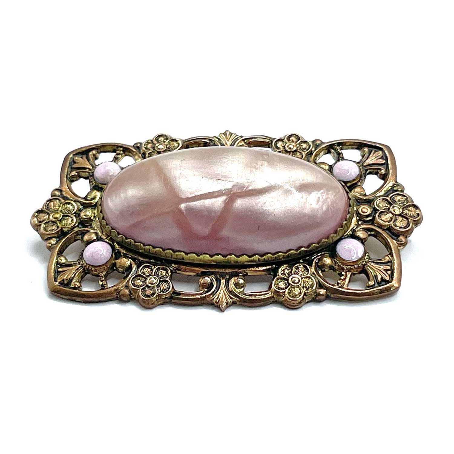 Antique celluloid brooch