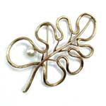 Oak leaf brooch