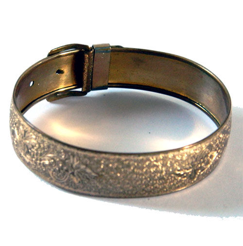 Victorian gold filled bangle bracelet