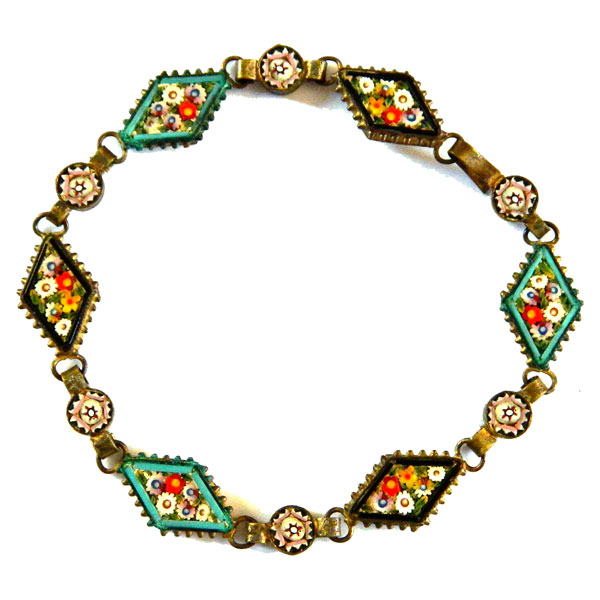 Italian micromosaic bracelet