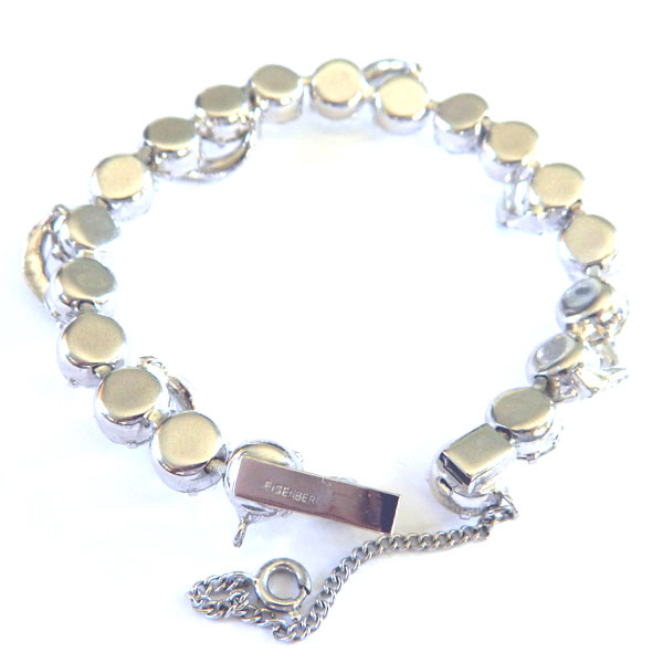 1950s Eisenberg rhinestone bracelet