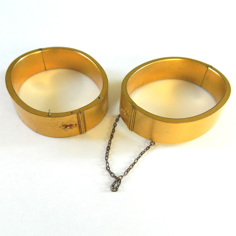 Antique gold filled bangle bracelet