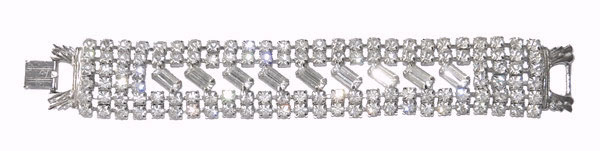1950's rhinestone bracelet