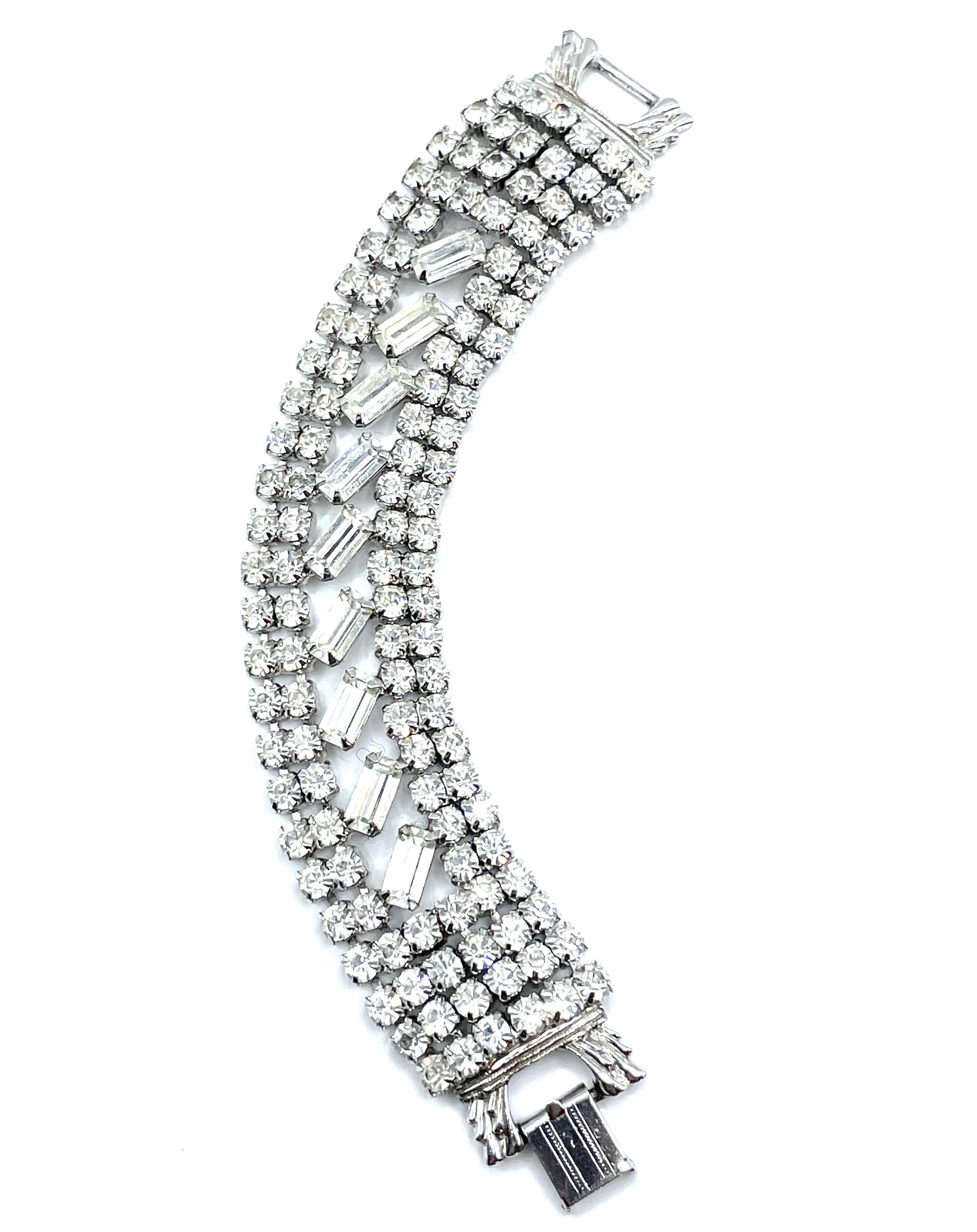 1950s rhinestone bracelet